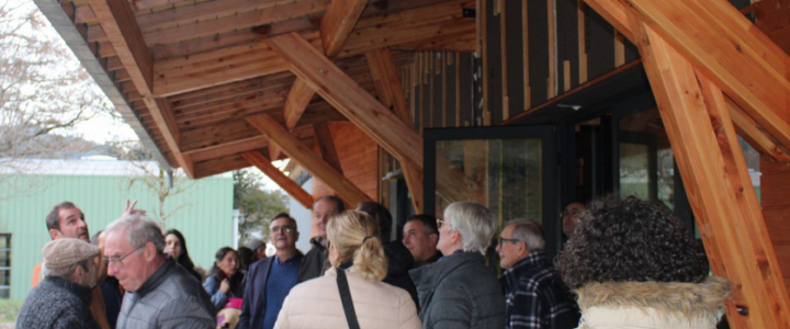 La salle des associations de Nages : un bâtiment en bois communal ! La salle des associations de Nages : un bâtiment en bois communal !