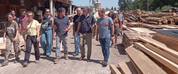 Bois local : des projets et des visites